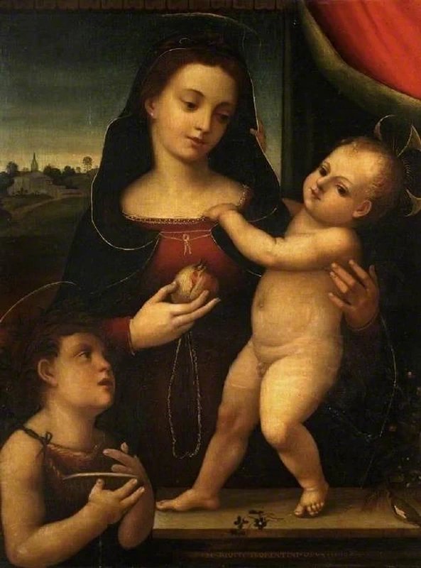 La Vergine col Bambino e il Battista Bambino - Fitzwilliam Museum, Cambridge